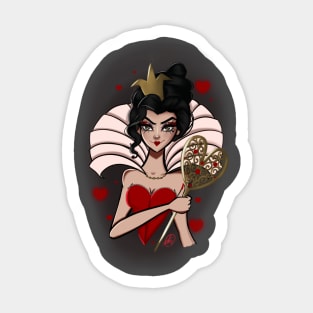 Queen of Hearts Sticker